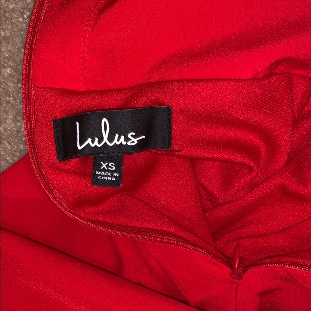 Lulus Red Dress - Picture 4 of 4